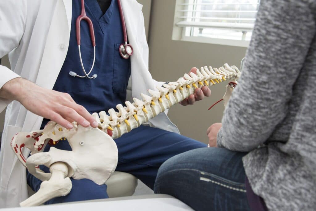 What are the different types of back pain?
